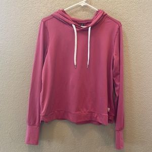 VUORI Hooded Pullover, XL, Dark Pink, Super soft. Excellent Used Condition!
